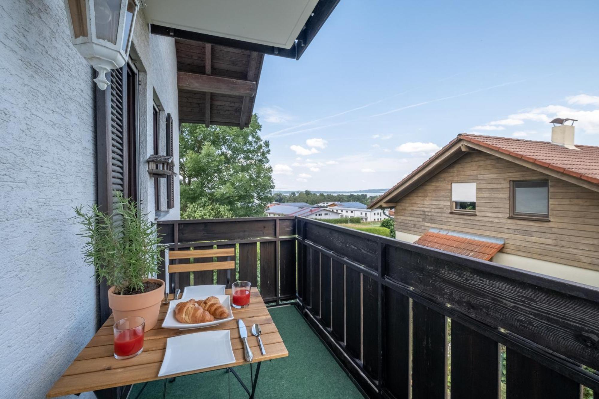 Gemuetliches Wohlfuehl-Apartment Mit Perfektem Seeblick Dießen am Ammersee Dış mekan fotoğraf